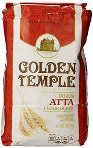 ▶$1 Shop Coupon◀  Golden Temple Durum Whole Wheat Atta Flour, 5.5 Pound