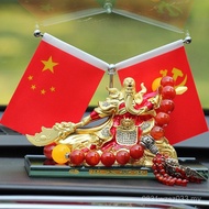 Red Flag Creative Guan Bus Civil War God Alloy National Flag Access Safe Ornaments Ornaments Supplie