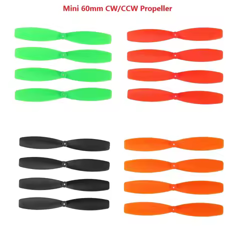 5/10set Mini 60mm CW/CCW Propeller for 0720 0820 8520 Coreless Motor for Hubsan H107 Series Q100 EX1