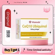 【Original Ready stock Buy 3 get 1】CoQ10 Ubiquinol 100mg Softgel - Enhanced Absorption CoQ10 Suppleme