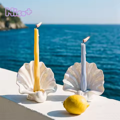 Azulmostaza × BN La Isla Bonita Ibiza Magic Light Taper Candle Silicone Mold Home Decoration