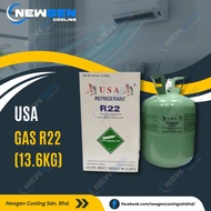 USA Refrigerant Gas R22 (13.6KG / 30LBS Cylinder)
