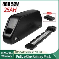 Polly 48V 24AH Ebike Downtube 52V 25AH Electric 40A BMS Oril 21700 Lithium lon Battery 250W-1800W