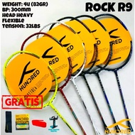 HUNDRED ROCK R8 Badminton Racket R9 32LBS HDRD HNDRD R8 9 100% HUNDREDOriginal