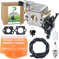 531215601 Kit karburetor dengan Penapis Udara 544080802 Menggantikan ZAMA C1M-EL37B, 506450401 Husqv