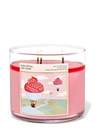 Bath &amp; Body Works - Pink Petal Tea Cake 三芯香薰蠟燭 (平行進口貨品)