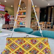 Beaded Wedding Handbag y2k Style