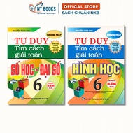 Thinking Method Book for Finding Ways to Solve Algebra + Geometry Grade 6 - HA