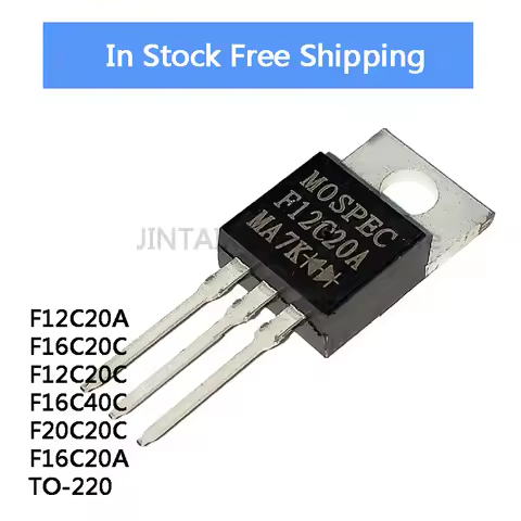 10Pcs F12C20A F16C20C F12C20C F16C40C F20C20C F16C20A TO-220 IC Chip