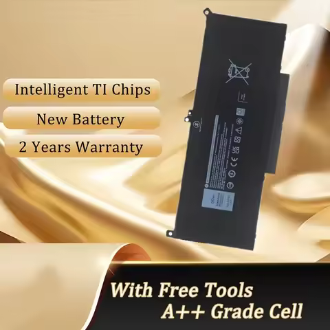 F3YGT 7.6V 60WH Laptop Battery For Dell Latitude 12 13 14 7280 7290 7380 7390 7480 7490 E7280 E7290 