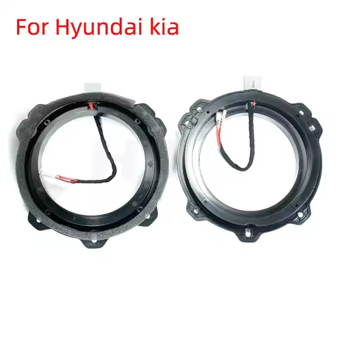 2pcs Car 6.5 Inch Audio Speaker Mat Adapter 6.5” Sub Woofer Mount Pad Spacer Ring Audio Lossless Plu