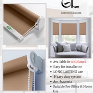 [READY STOCK]- 75%Blackout - Premium Roller Blind / Blackout Blind / Roller Blind / Curtain Blind / 