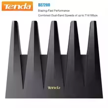 Tenda BE7200 Mesh Router Wifi7 BE12 Pro Quad-Core CPU 7141Mbps 2x 2.5G Ports Dual-Band 2.4/5GHz Prem