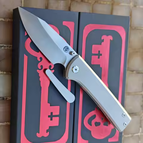 JUFULE Chaves Scapegoat Street Ceramic Bearings Titanium Mark M390 Survival EDC Tool Camping Hunt Ou