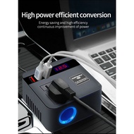 Car Power Inverter Converter USB Charging 12/24V 100W - EA851 - Black