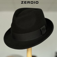 Mũ Phớt Nam Cổ ĐIển Nón Nam Trung Niên Lông Cừu Cao Cấp MP072