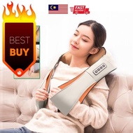 [ MALAYSIA READY STOCK ] U Shape Heating Shiatsu Body Shoulder Neck Massager Urut Leher Tulang Belakang Infrared 4D