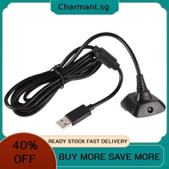 New USB Play&amp;Charger Charge Cable Adapter For XBOX 360 Controller Black  FE