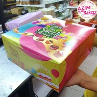Cake Box (Design) 3pcs 11x11x5 | Kotak Kek Bercorak | Kotak Kek Kartun Kotak Kek | Design Cake Box b