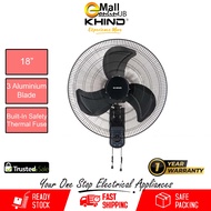 Khind Industrial Wall Fan - Black 18” WF1803B Kipas Dinding