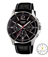 CASIO นาฬิกาข้อมือ ผู้ชาย สายหนัง รุ่น MTP-1374L-1A