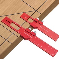 Penggaris Mark Line Gauge T-Type Woodworking Measuring Ruler