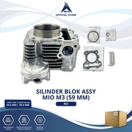 CYLINDER BLOCK ASSY MIO M3 59MM - CYLINDER BLOCK SEHER BORING BORE UP MIO M3 59 MM