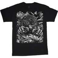 Mens Graphic Tees Black Panther Shirt Wildlife Tee Shirt Mens Clothing Apparel