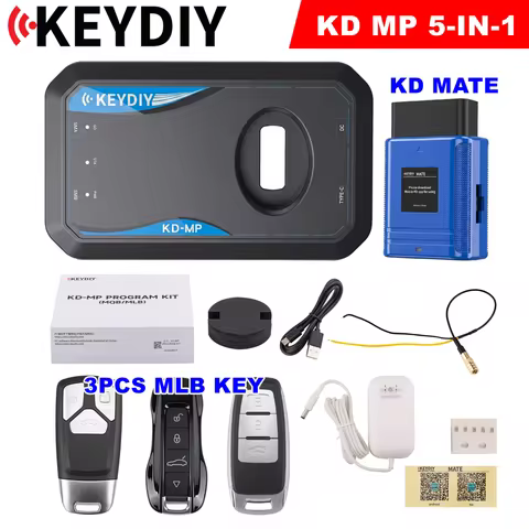 KEYDIY KD MP Tool Add Keys for MLB & MQB with 3PCS MLB08+MLB19+MLB26 Key and 1PCS KD MATE