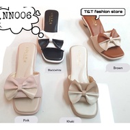 T&Tstore/ Ladies  cute ribbon hight hlees/ kasut perempuan NN006