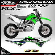Klx 150s Striping Sticker - Kawasaki KLX 150s 2015 Motorcycle Sticker Variation KLX 150 Old MOTIF OR