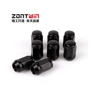 【Hush123】 4 / 5Pieces Black Length 35mm M12x1.5 12x1.25 14x1.5 Car Wheel Lug Nuts Bolts Screw