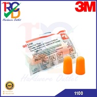 3M 1100 Noise-Reducing Earplugs Sound Reduction 29 Decibels NRR29
