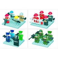 Mini Model Assembly Toys Theme of Special Forces Teams, Police Teams, Fire Teams, Construction - ZUS