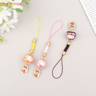 [Big orange] DIY Cute Sweet Lucky Cat Phone Straps Cute Keychain Bag Accessories Phone Key Strap Han