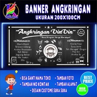Spanduk Banner Backdrop Kedai Makanan/ Banner Angkringan / Spanduk Makanan Angkringan Viral TERMURAH