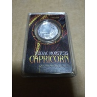 Silver Capricorn zodiac monsters 1/10 oz 999 Silver coin perak nubex