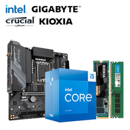 【重磅價】Intel【六核】Core i5-12400+技嘉 B760M GAMING X AX DDR4+美光 Crucial DDR4-3200 16G+鎧俠 KIOXIA Exceria G2 500GB