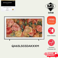 Samsung The Frame 2024 LS03D QLED 4K Smart Lifestyle TV (20224) | 65" QA55LS03DAKXXM QA65LS03DAKXXM (Television Televisyen 电视 LS03D)