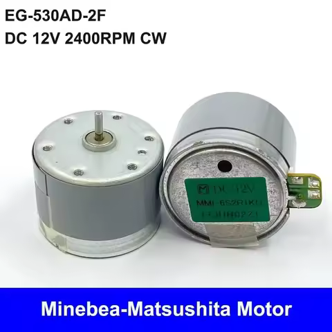 Minebea-Matsushita MMI-6S2R1KC DC 12V 2400RPM 35mm EG-530AD-2F Motor CW Capstan Tape Deck Audio Spin