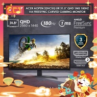 Acer Aopen 32HC5Q UR 31.5" QHD (2560x1440) 1ms 180Hz VA FreeSync Curved Gaming Monitor (HDMI x2, DP 