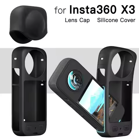 Cap Action Camera Sleeve Insta360 Silicone Case For Insta360 Body Cover For Insta360 Lens Cap For In