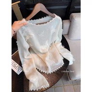 Gentle Style Bow Knot Sweater - Women's Autumn Wear