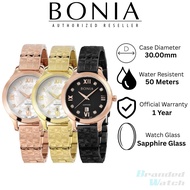 [Official Warranty] Bonia BNB10566 Series Bonia Watch Jam Tangan Women's 30mm Stainless Steel Watch 