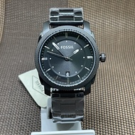 [Original] Fossil FS4775 Machine Black Stainless Steel Date Men's Quartz Watch