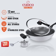 Cuoco 38CM Honeycomb Wok CWS36S