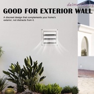 DELMER13P Exhaust Vent Cover, Weather Resistant Plastic Material Dryer Outlet Cover, Optimal Air Flo