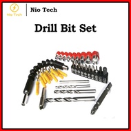 NioTech Drill Bit Set Power Drill Bit Set Cordless Drill Bit Set Screwdriver Full Bit Set