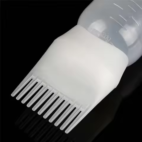 Empty Bottle Oil Comb Styling Tool Dyeing Shampoo Bottle Hair Dye tool Applicator Bottles Hair Dye B