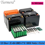 Nickel Storage Box with 12V30Ah35Ah Battery Motorcycle Solder 3S40ABMS Bracket 18650 Battery Box B84